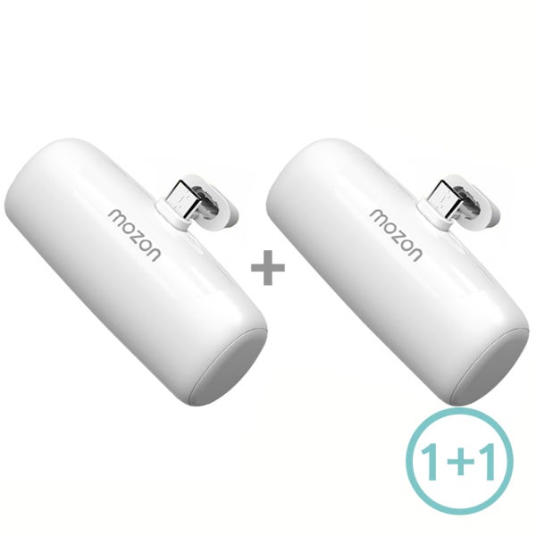 1+1 일체형 도킹형 미니 5000mAh 보조배터리 C타입 기내반입