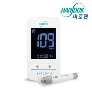 한독 바로잰 2 혈당 측정기+채혈기+채혈침10개 당뇨 관리