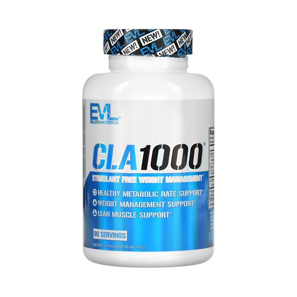 EVL <b>에볼루션 뉴트리션</b> CLA <b>공액리놀레산</b> 1000mg 90정