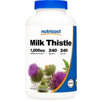 뉴트리코스트 밀크 씨슬 250mg 240캡슐 Nutricost Milk Thistle