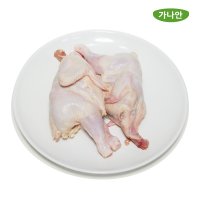 가나안식품 삼계탕용 생닭 영계 대 550g 외 1종 백숙 통닭구이 개별 진공포장