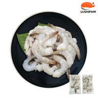 생 칵테일새우 1kg(실중량900g) 탈각새우 깐새우살 스시팜