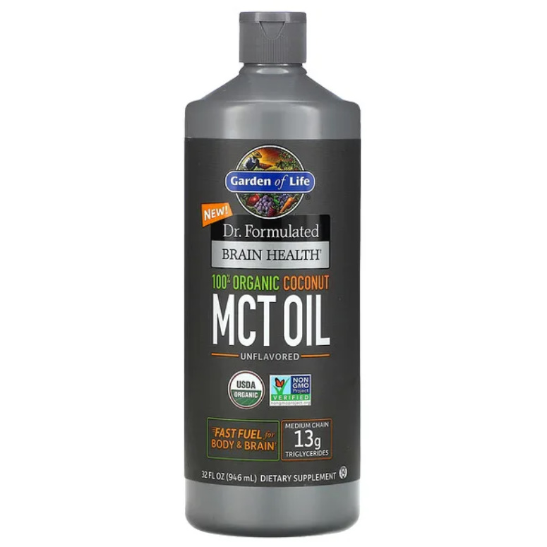 가든오브라이프 <b>MCT</b> 오일 <b>중쇄지방산</b> 브레인 건강 코코넛 오일 무맛 946ml