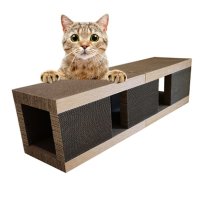 고양이 스크래처 기둥 캣타워 사각 캣휠 원목 기본형