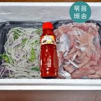 [죽도시장] 당일 조업 동해안 제철 순살 청어회 1kg 야채 초고추장 세트