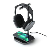 사테치 2in1 헤드폰 스탠드 무선 충전기 Satechi Headphone Stand