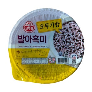 오뚜기 맛있는 오뚜기밥 발아흑미밥 210g 18개