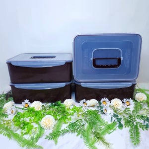 초코 플러스 6L 밀폐용기 2포기 3포기 1인가구 김치통 김장통 보관용기