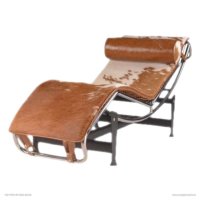 Chusen LC4Chaise 디자인 라운지 체어 가죽 소파 의자