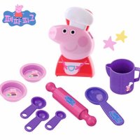 [국내 배송] peppa pig 페파피그 미국 주방 놀이 장난감+휴대용 케이스 가방 세트