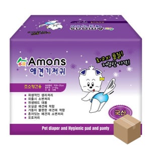 아몬스 기저귀 암컷용 생리팬티 초소형, 10매입, 10개