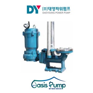 대영파워펌프 DWE-110 15HP 380V 수동 탈착형 수중배수펌프 구경 100MM 표준 GC200 임펠라 스텐