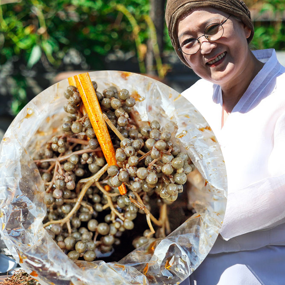 산초장아찌 국산 산초 열매 간장 천초 순창 향적원 200g, 1개