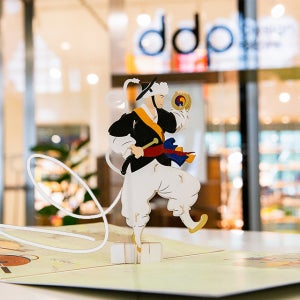 한국형 3D 입체팝업카드 풍물놀이 편지지 엽서 DIY