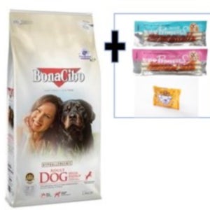 보나시보 중대형견 어덜트하이 라지15kg+10인치 초대형딩고4p+안심댕면1p