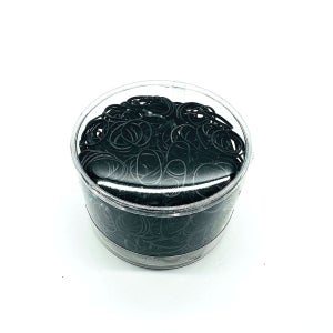 머리고무줄 여자머리끈 헤어끈 대용량 케이스포장 검정 소