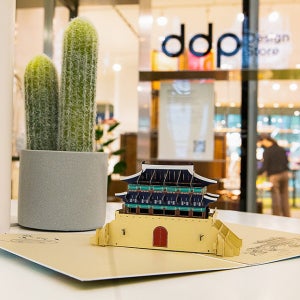 한국형 3D 입체팝업카드 숭례문 편지지 엽서 DIY