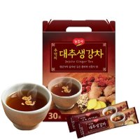 광야식품 대추 생강차 30 스틱 차 분말 전통차 효능 만들기