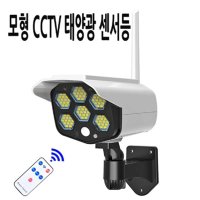 CCTV 모형 태양광 태양열 LED 방범등 센스등 센서등 씨씨티비 무선 현관