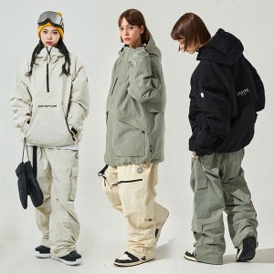 UNBIND OVERANORAK JACKET 스노우보드복 자켓 남자여자공용 보드복