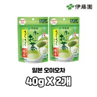 이토엔 일본 말차가루 오이오차 녹차가루 40g X2개