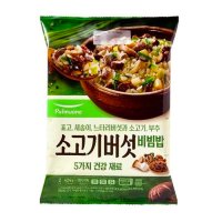 풀무원 소고기버섯 비빔밥 424g