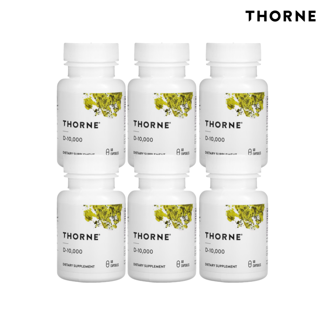 5+1 Thorne 쏜리서치 지용성 햇빛 비타민 D - 10000 60캡슐 <b>비타민D310000IU</b> 류신 루신 필수아미노산 알파 토코페롤 비타민E 비타민D3 leucine