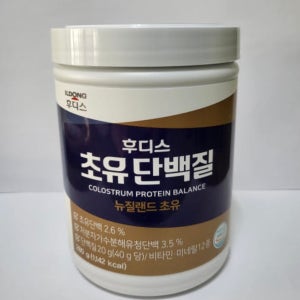 후디스 초유 단백질 280g x 8통 뉴질랜드 초유 분말