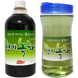 홍치마 대용량 현미녹차 진한 고농축 원액 액상 말차 엑기스 950ml 다홍치마