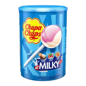 Chupa Chups 츄파춥스 밀키 사탕 100개입 개별포장