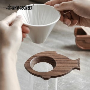 쓰리바머 물고기 드리퍼 우드 홀더 받침