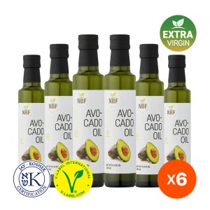 네츄라바이오푸즈 냉압착 엑스트라버진 아보카도 오일 260ml, 6개
