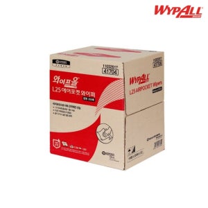 와이프올 L25 에어포켓 산업용 와이퍼 중형 3겹 200매 41704 (4카톤)