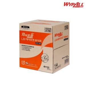 와이프올 L20 에어포켓 산업용 와이퍼 중형 2겹 300매 41709 (4카톤)