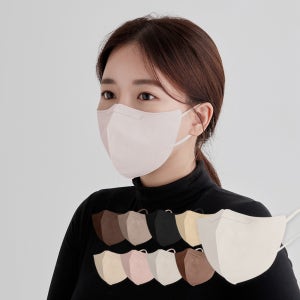 [3박스구매시 1박스추가증정] 새부리형마스크 일회용 고래마스크 귀편한 숨쉬기편한 샤크림베이지 대형 30매