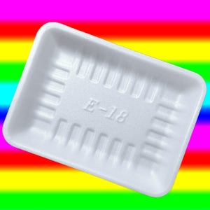 PSP트레이 일회용 스티로폼 포장용기 18호, 1000개