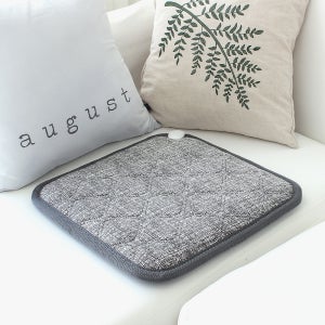 한일메디칼 온돌왕 전기방석 온열 쇼파 사무실 미드그레이 1인용