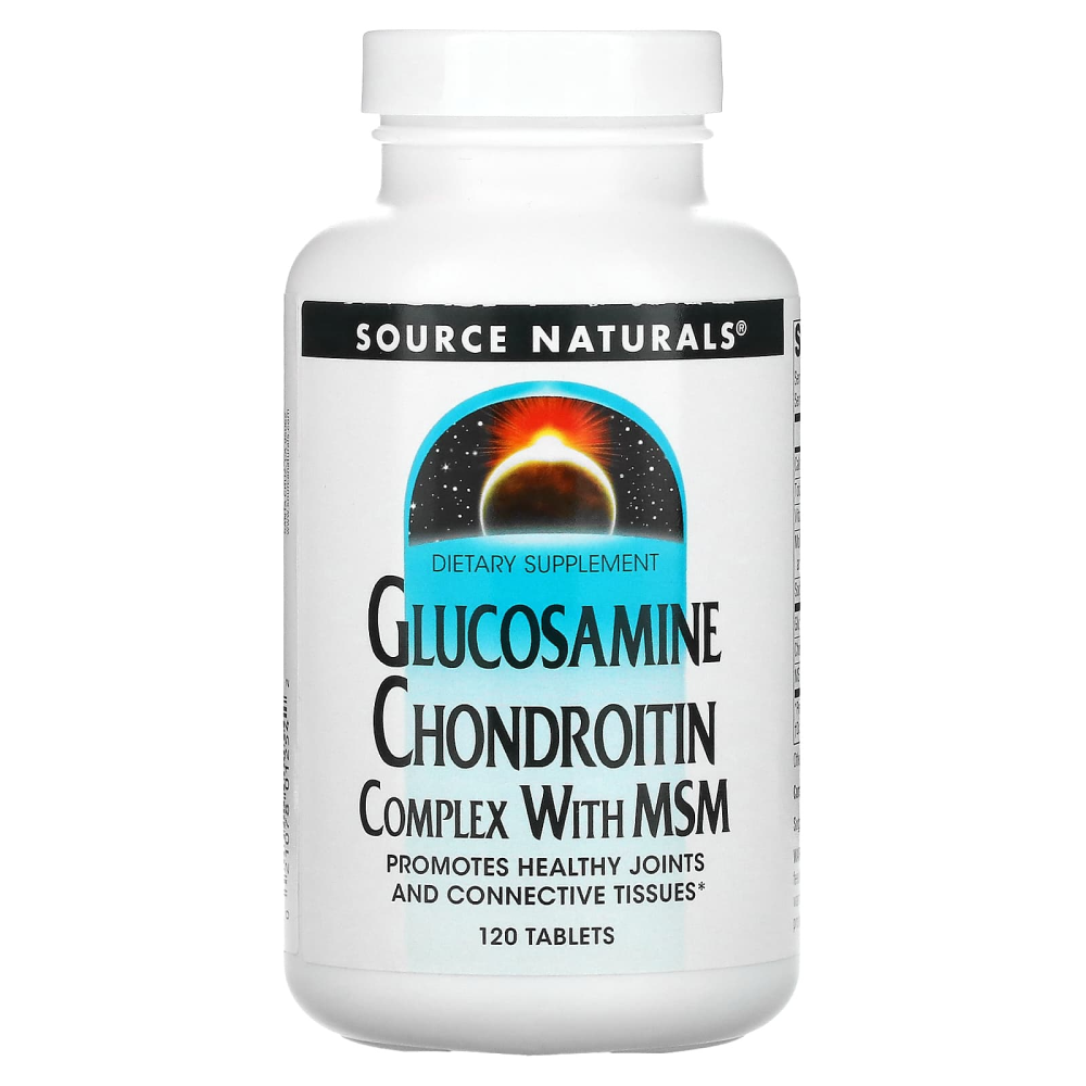 소스네츄럴 <b>글루코사민 콘드로이틴 컴플렉스</b> MSM 120정