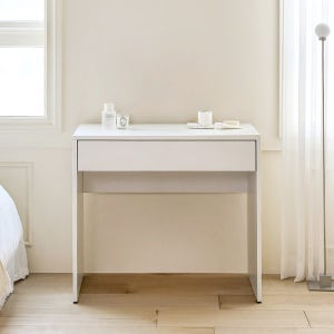 베이직 미니 화장대 1단 서랍형 800 화이트