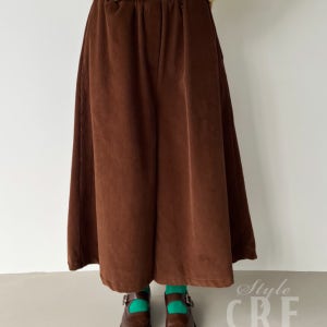 [스타일끄레] 벤티 데일리 고급 골덴 7부 9부 밴딩 와이드 팬츠