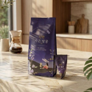 국산 볶은땅콩 소포장 신안땅콩 210g