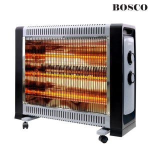 보스코 프리미엄 3단 쿼츠 컨벡션 히터 블랙+그레이 BSC-CB2400