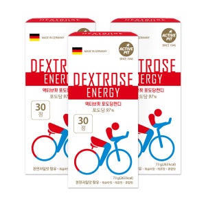 [30정] 액티브핏 스포츠 포도당 캔디 사탕 독일수입완제품 73g, 3개