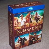 [해외무료배송] (중고 블루레이) 스티븐 스필버그/ 인디아나 존스 (Indiana Jones 1981-2008) 4부작 박스셋/본편 480분/중국판/파라마운트(코드All 한글자막)