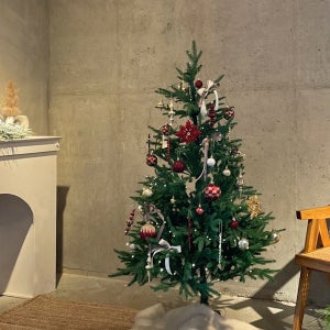 모리앤 크리스마스 전나무 대형 160cm 장식풀세트+지네전구, 럭셔리와인