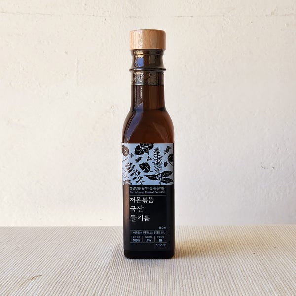 국산 들기름 저온볶음 국산 고소한 들기름 160ml