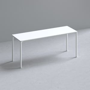 209애비뉴 제로데스크 에보 1800x600mm, 화이트+화이트