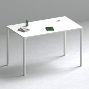 209애비뉴 제로데스크 에보 컴퓨터 게이밍책상 1000x600mm, 화이트상판+화이트프레임