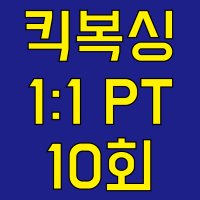 킥복싱 피티 10회