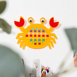 실꿰는바느질놀이 유아미술재료 어린이만들기 집콕놀이키트 꽃게